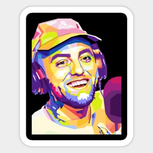 Mac Miller Pop Art Sticker